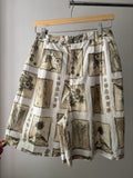 1990s Floral Cotton High Rise Shorts | 27" waist