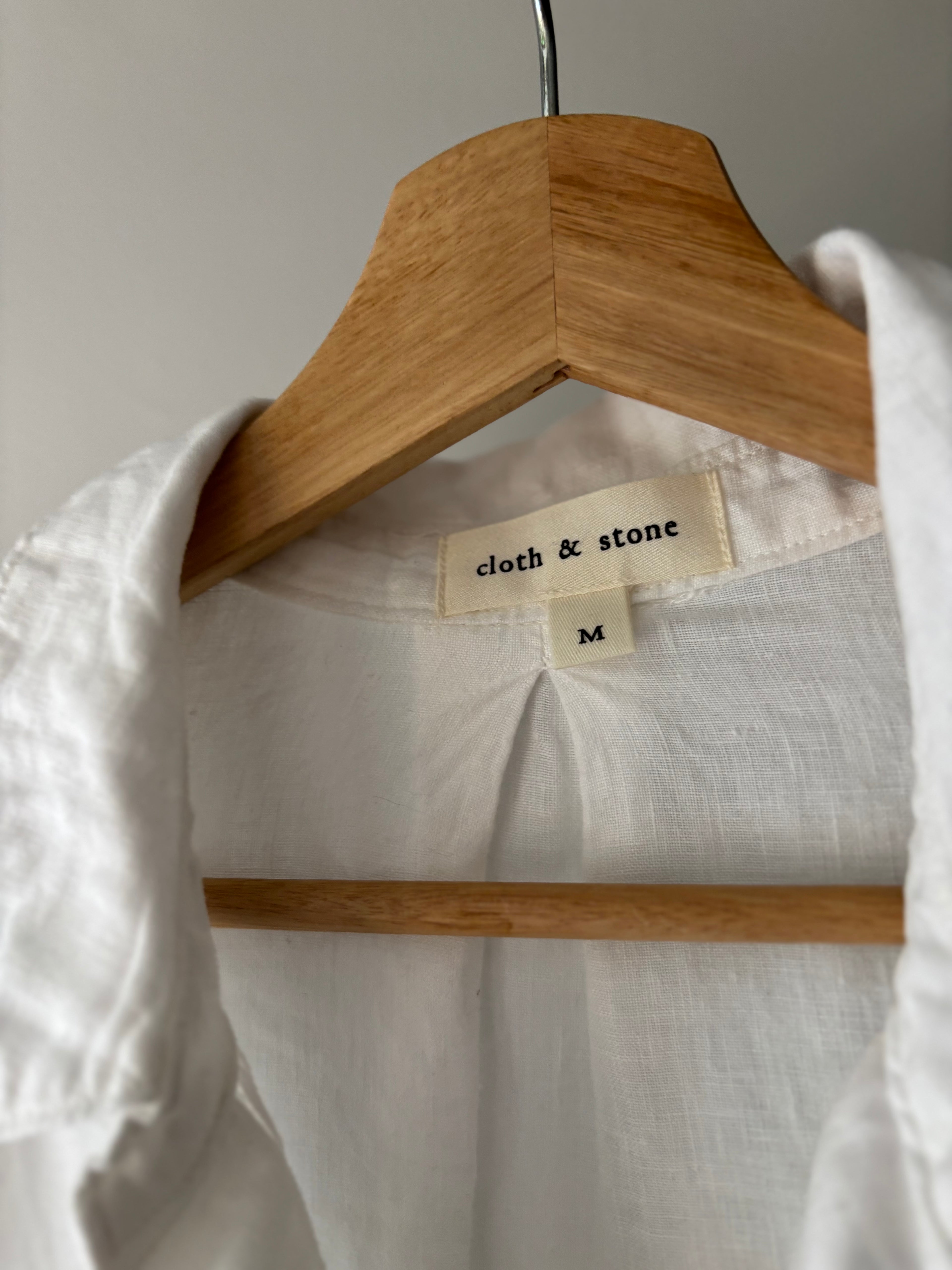 Anthropologie Linen Shirt with Back Slit