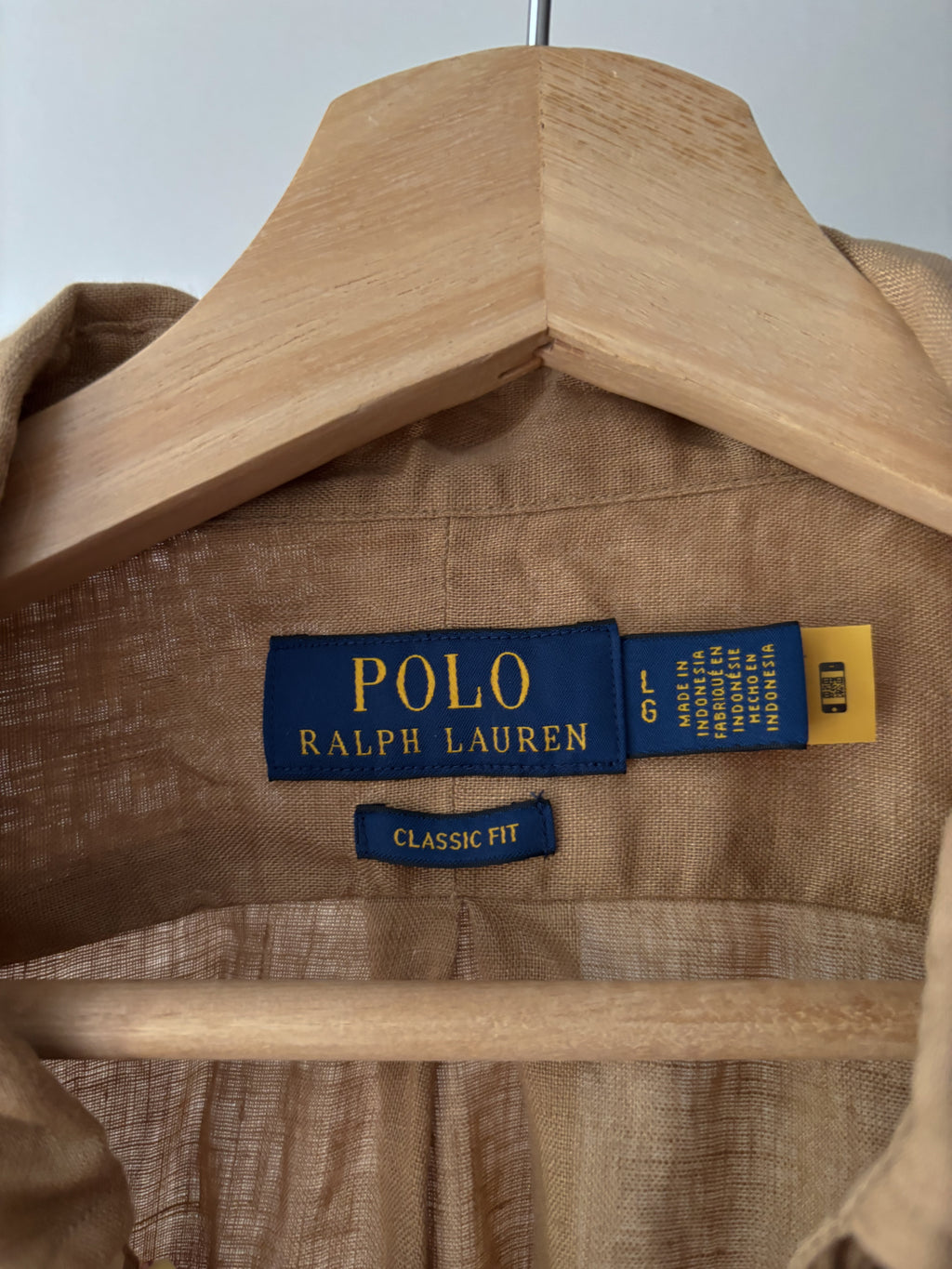 Linen Ralph Lauren Button Up with Pony