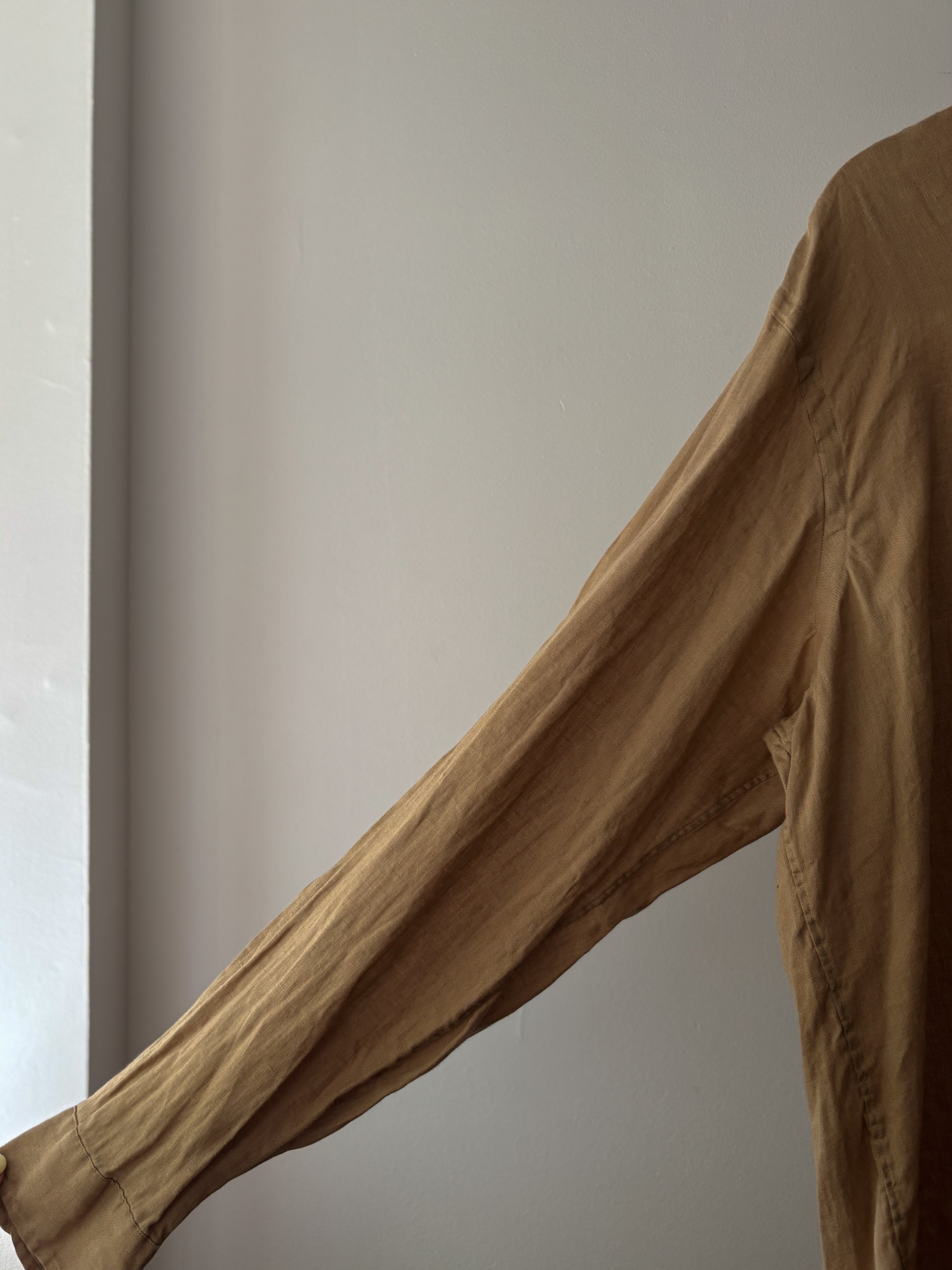 Linen Ralph Lauren Button Up with Pony