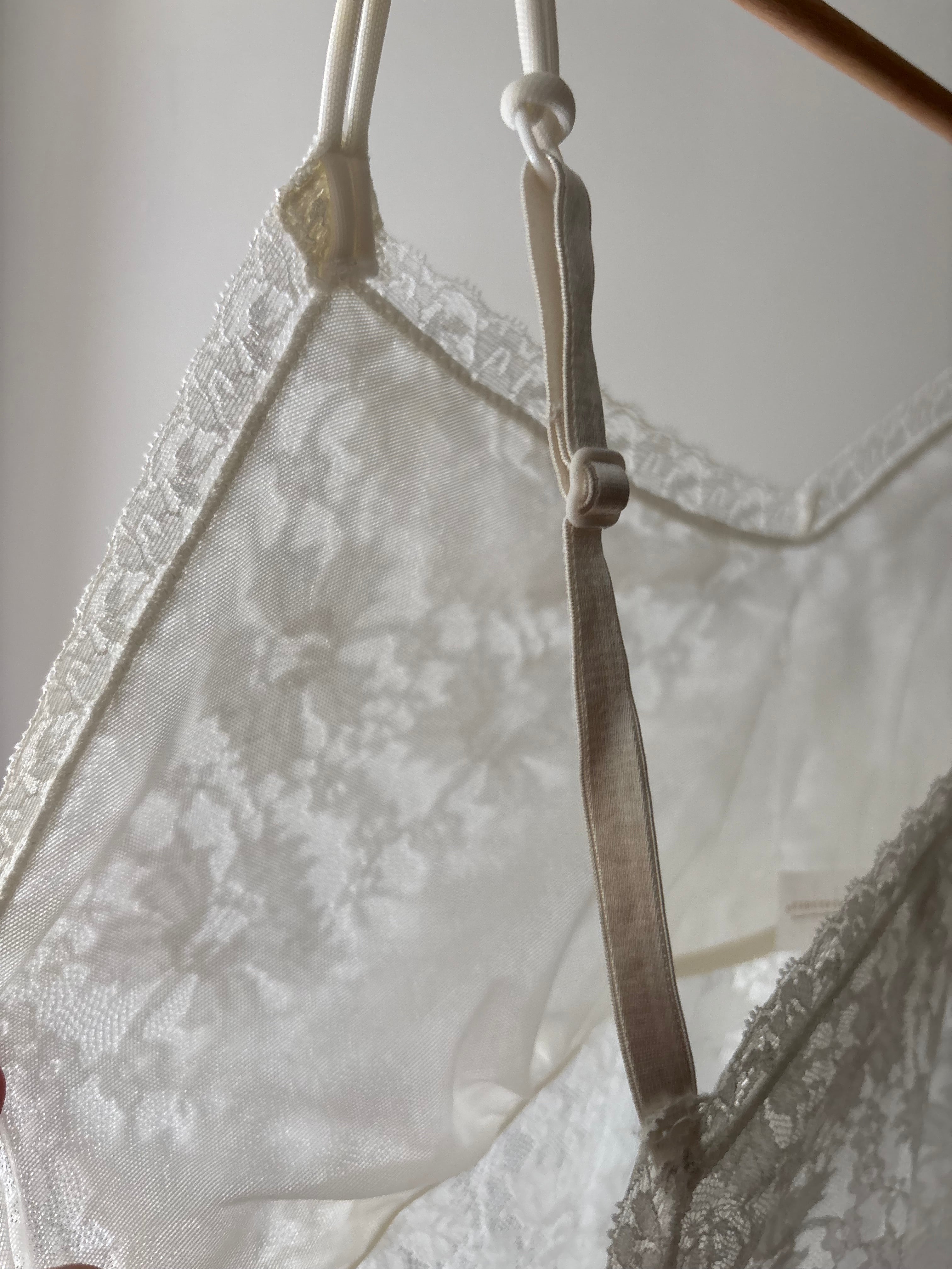 Y2K White Lace Camisole