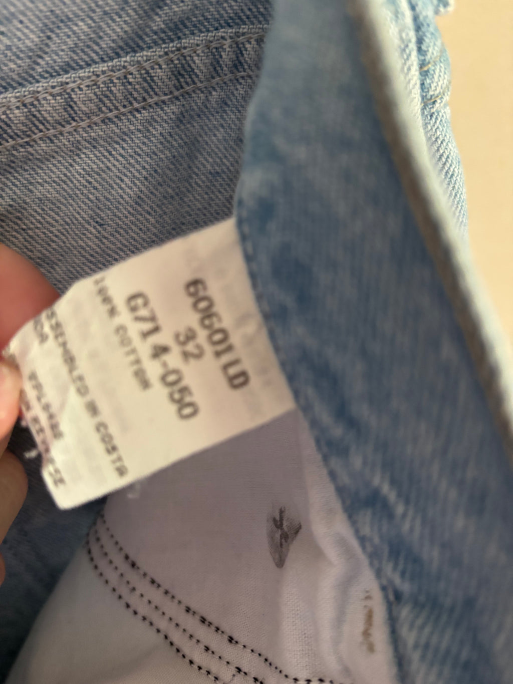 1990s Light Wash Wrangler Jorts | 29" waist