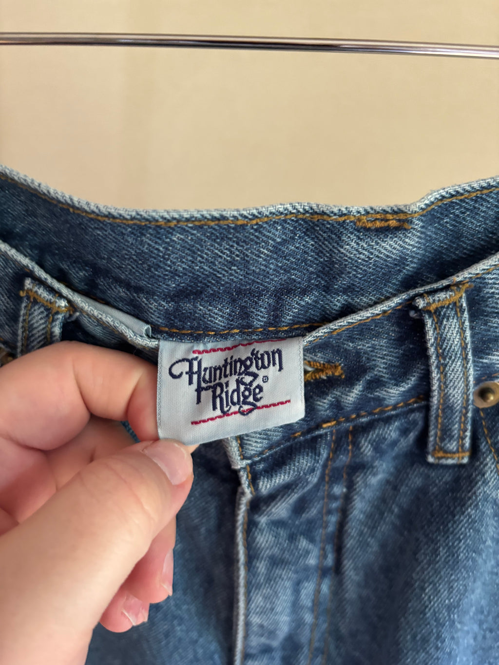 1990s Huntington Ridge Jean Shorts | size 28"