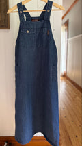 1990s Denim Overall Maxi Dress