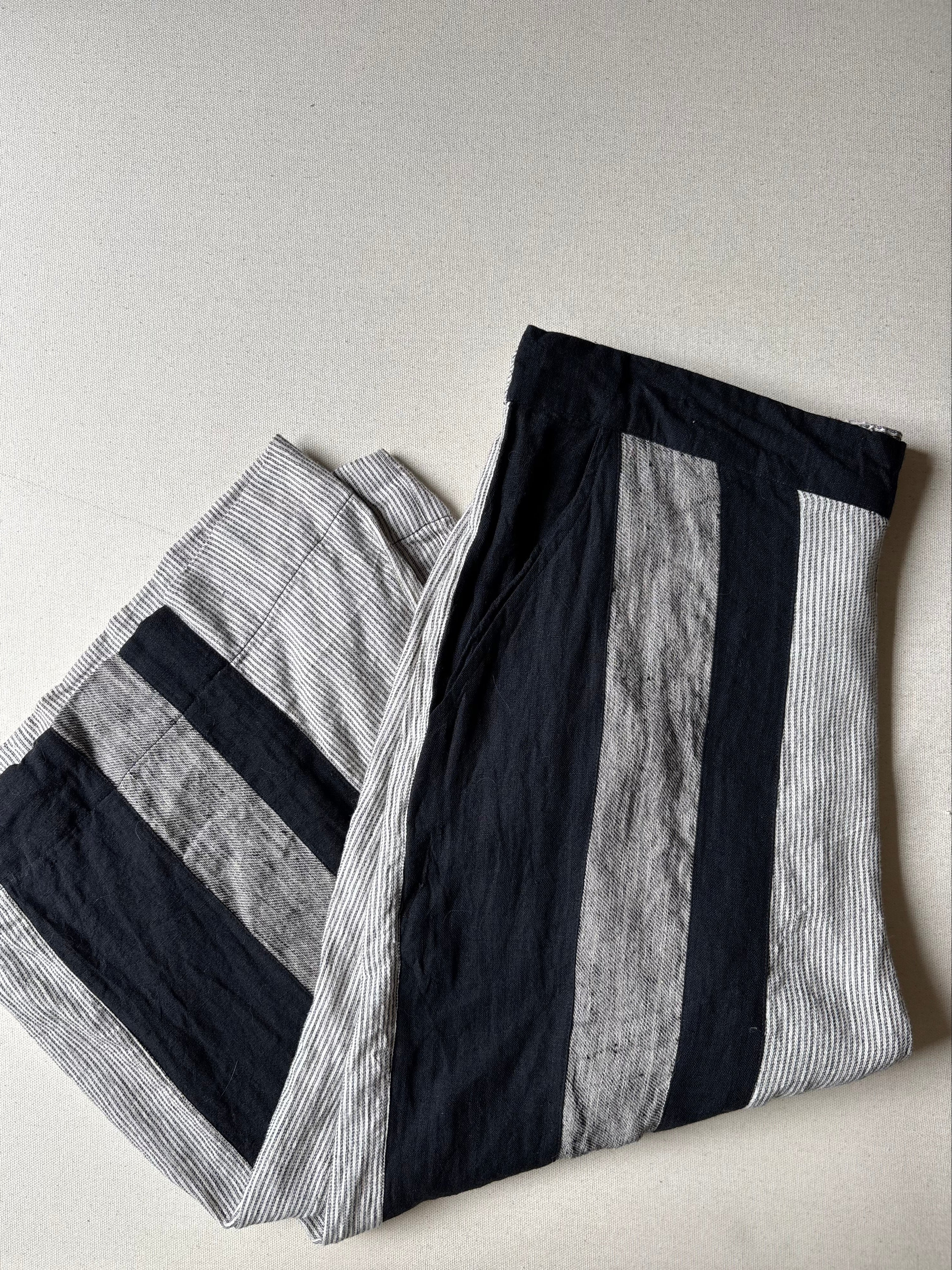 Y2K Linen & Cotton Wide Leg Culottes | 34-38" waist