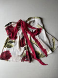 Y2K Open Strapless Top with Bow