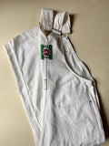1980s White Ikeda Work Overalls | size 40"
