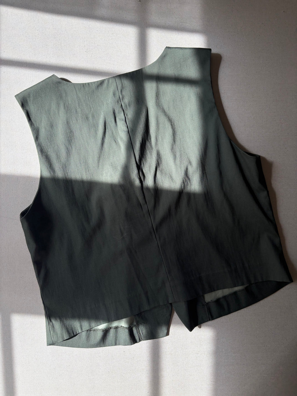 1990s Olive Green Boxy Vest