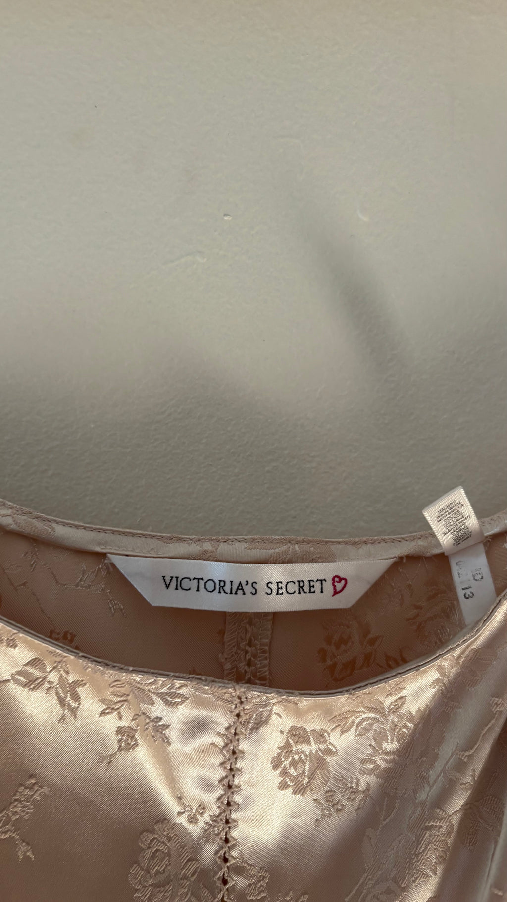 Y2K Beige Satin & Sheer Lingerie Camisole
