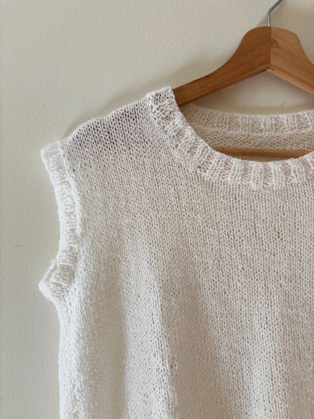 Handknit Light Sweater Vest