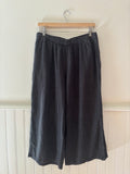Y2K Patagonia Flowy Hemp Capris with Slits | size 32-36"