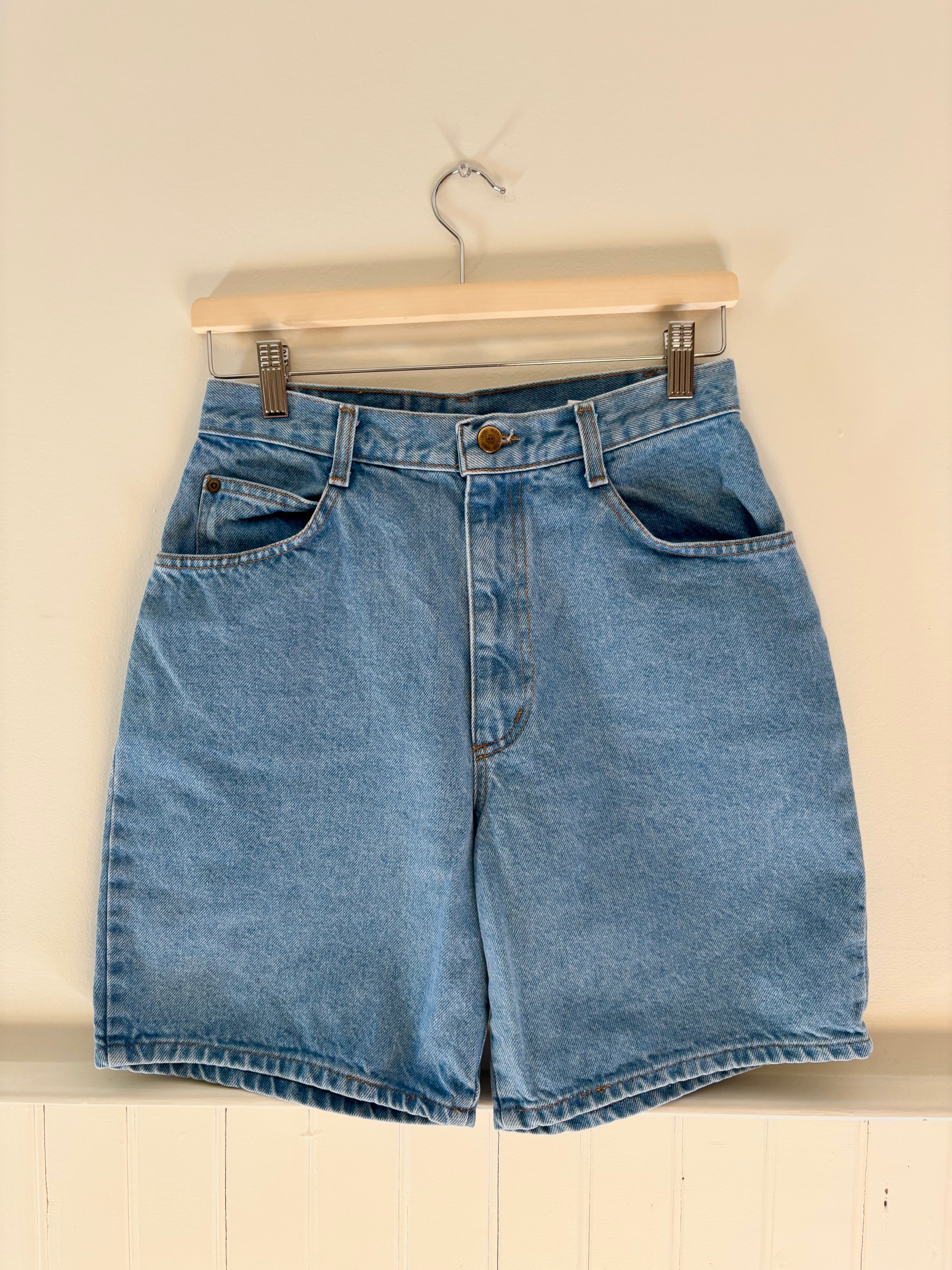 1990s Light Wash Jorts | size 26"