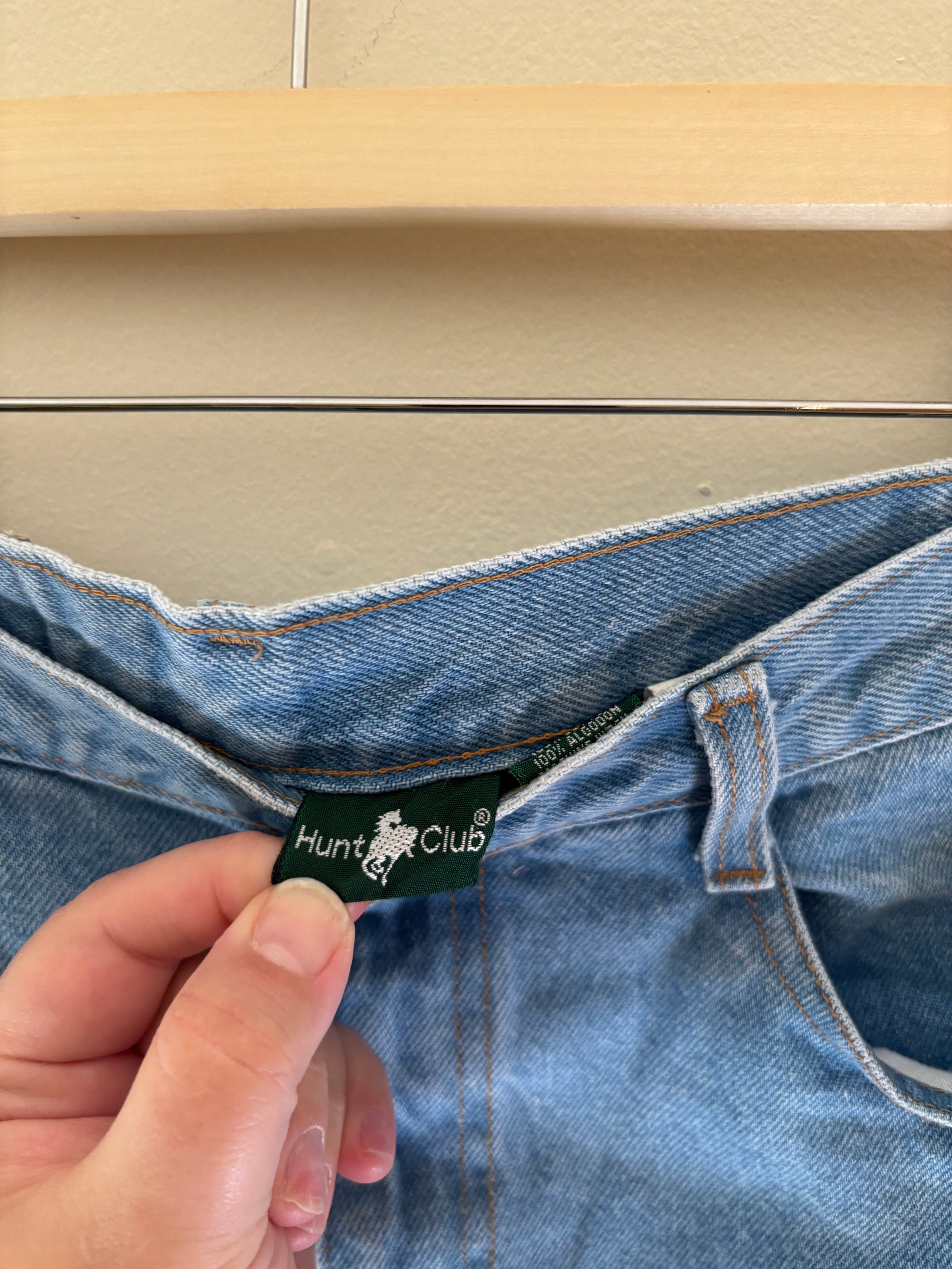 1990s Light Wash Jorts | size 26"
