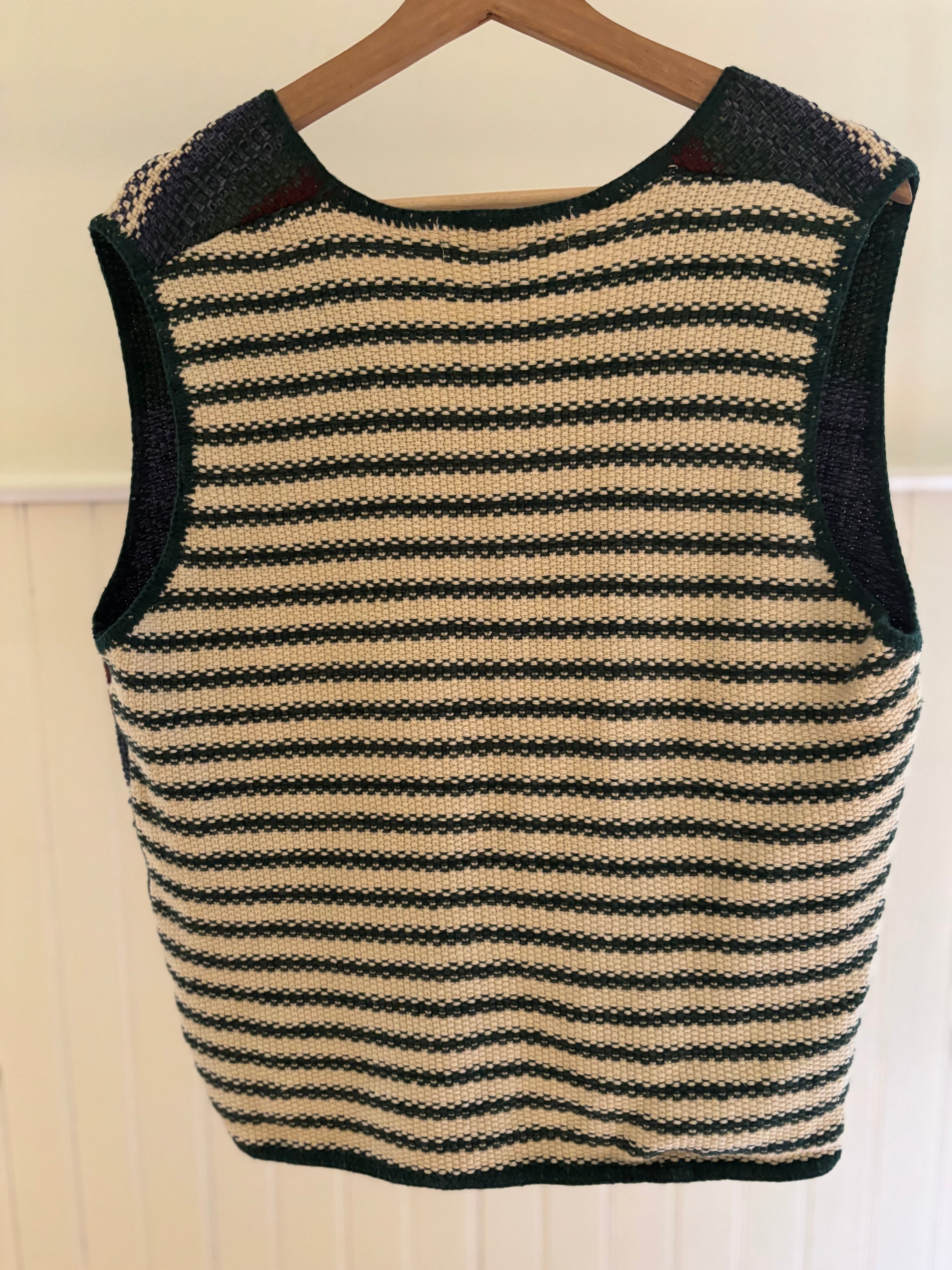 1990s Cotton Sweater Vest | Vintage Knitted Top