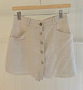 1990s Linen Blend Skort | size 26"