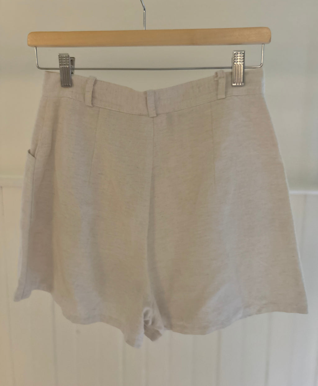 1990s Linen Blend Skort | size 26"
