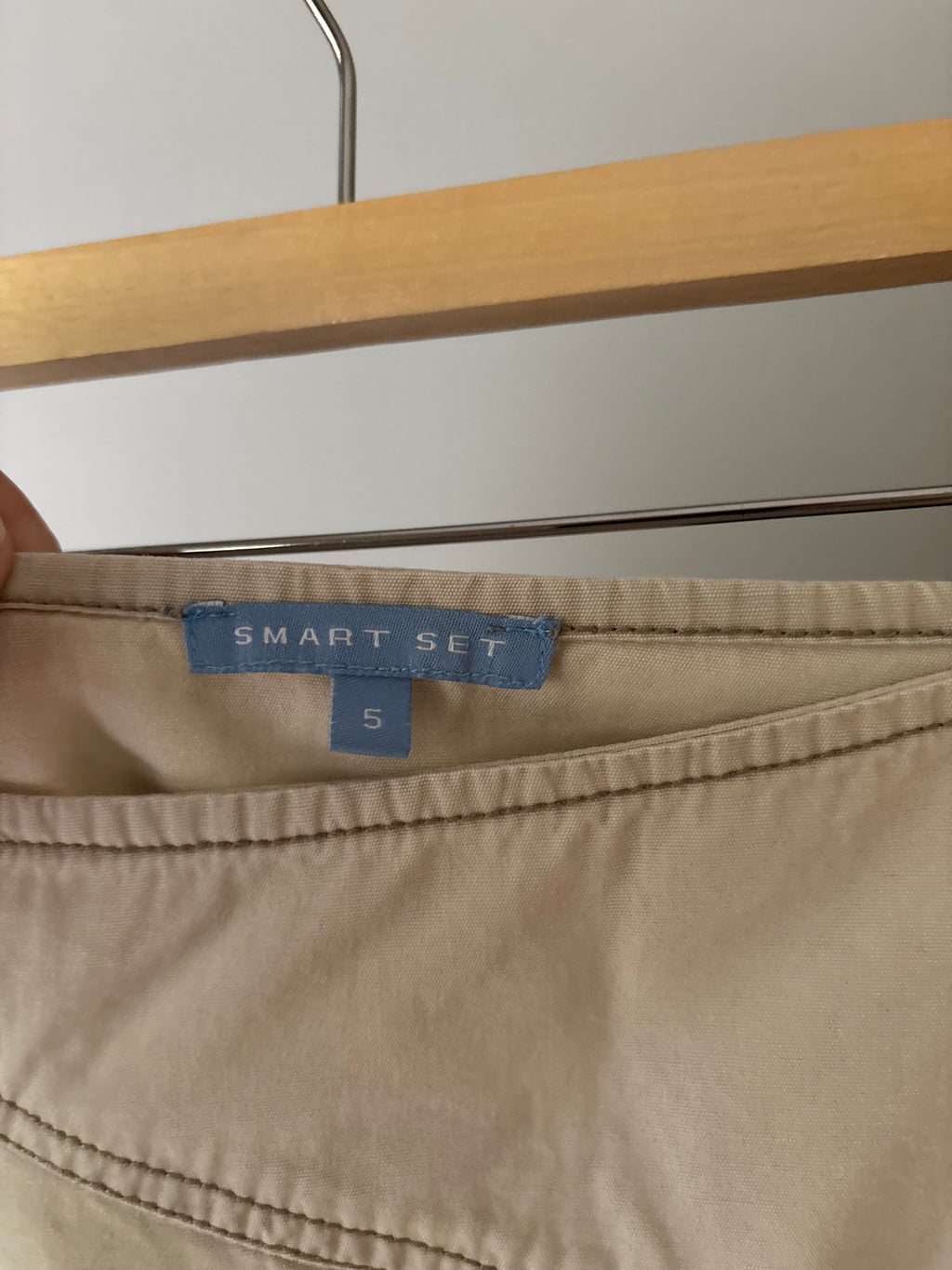 Y2K Low Rise Flared Cotton Midi Skirt | size 29"