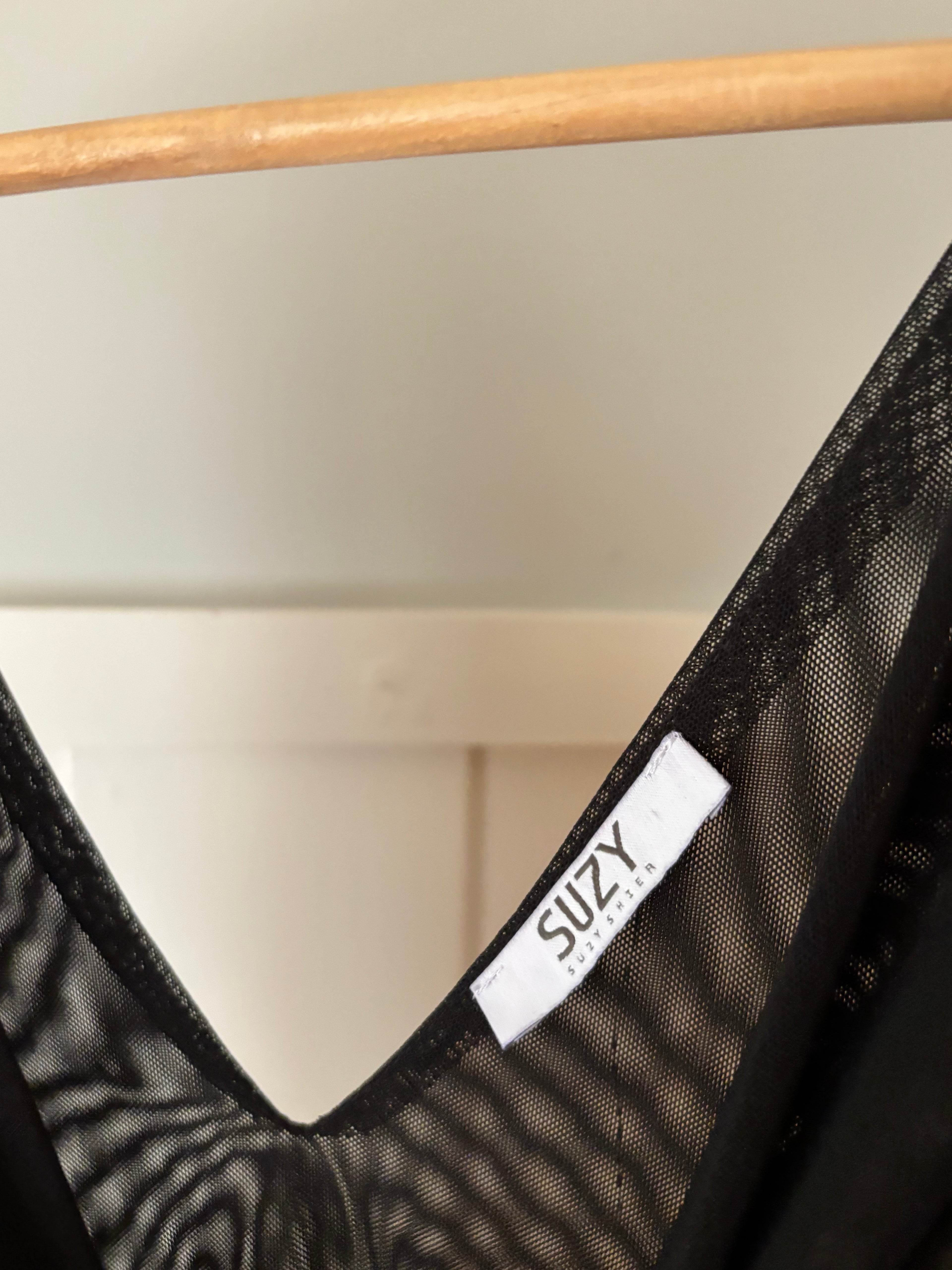 Y2K Double Layer Mesh Top