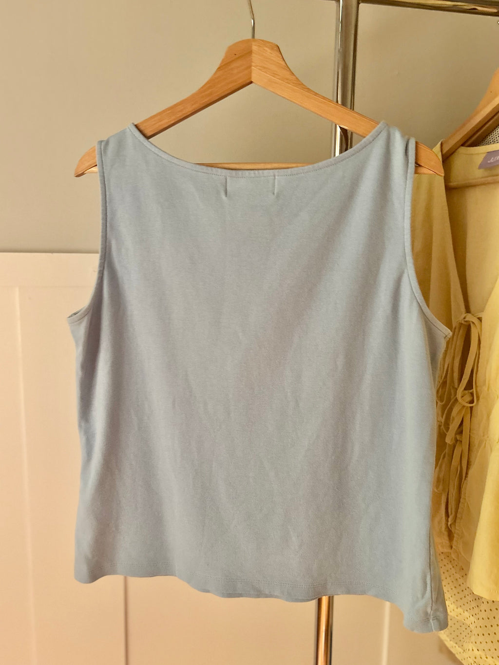 Y2K Bedazzled Boat Neck Tank Top