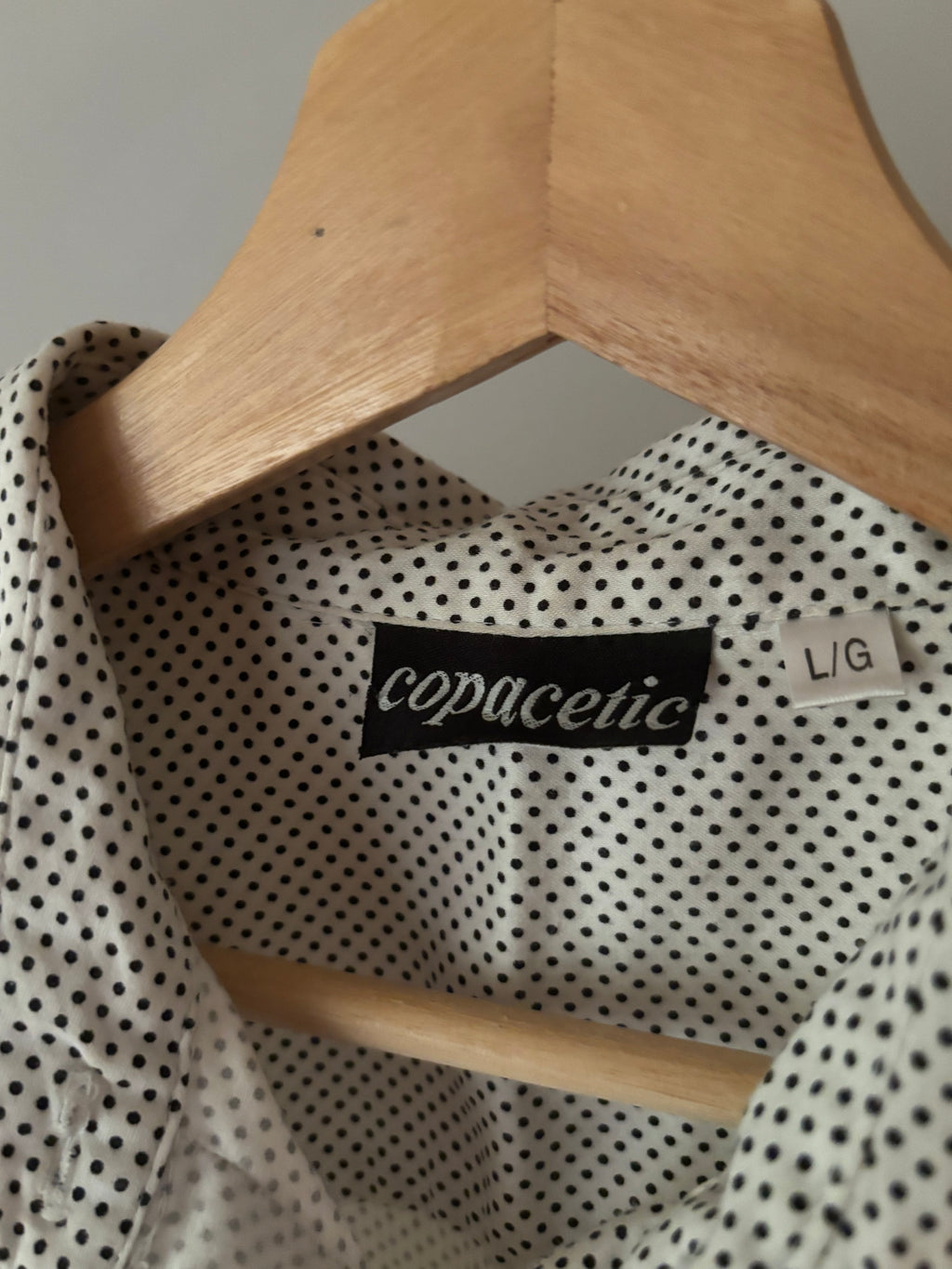 1990s Soft Cotton Polka Dot Sleeveless Blouse