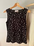 1990s Neutral Floral Tank Top