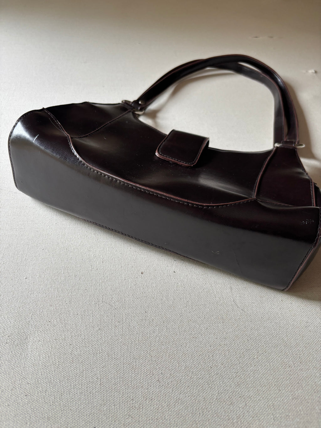 1990s Brown Shoulder Bag