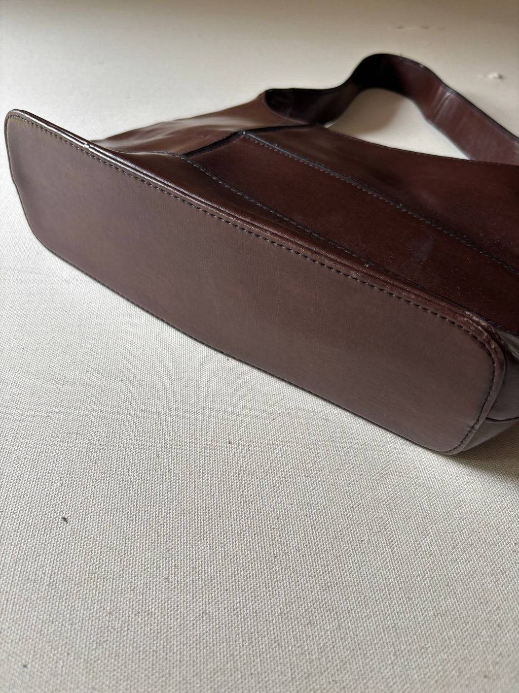1990s Brown Shoulder Bag