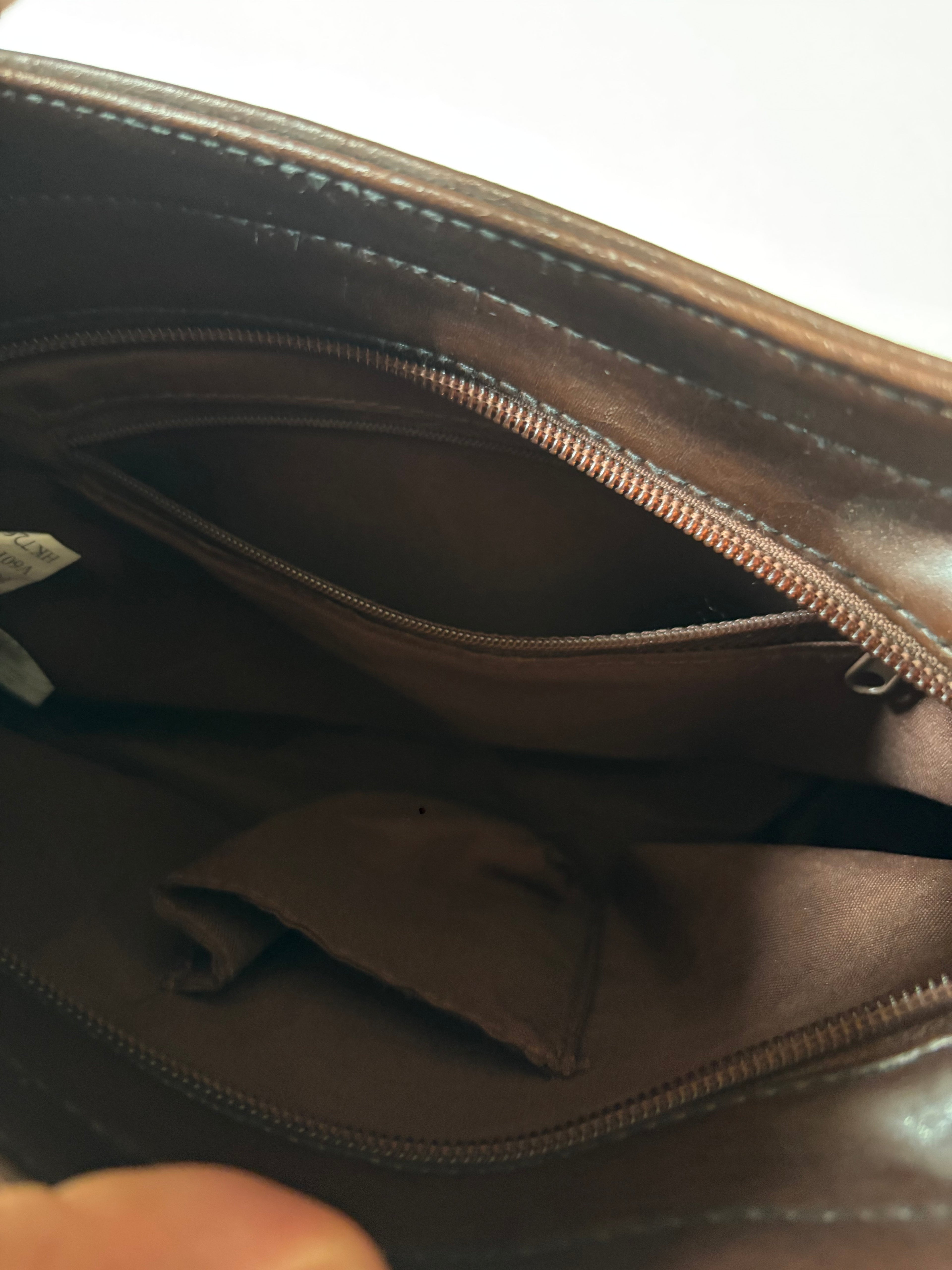 1990s Brown Shoulder Bag
