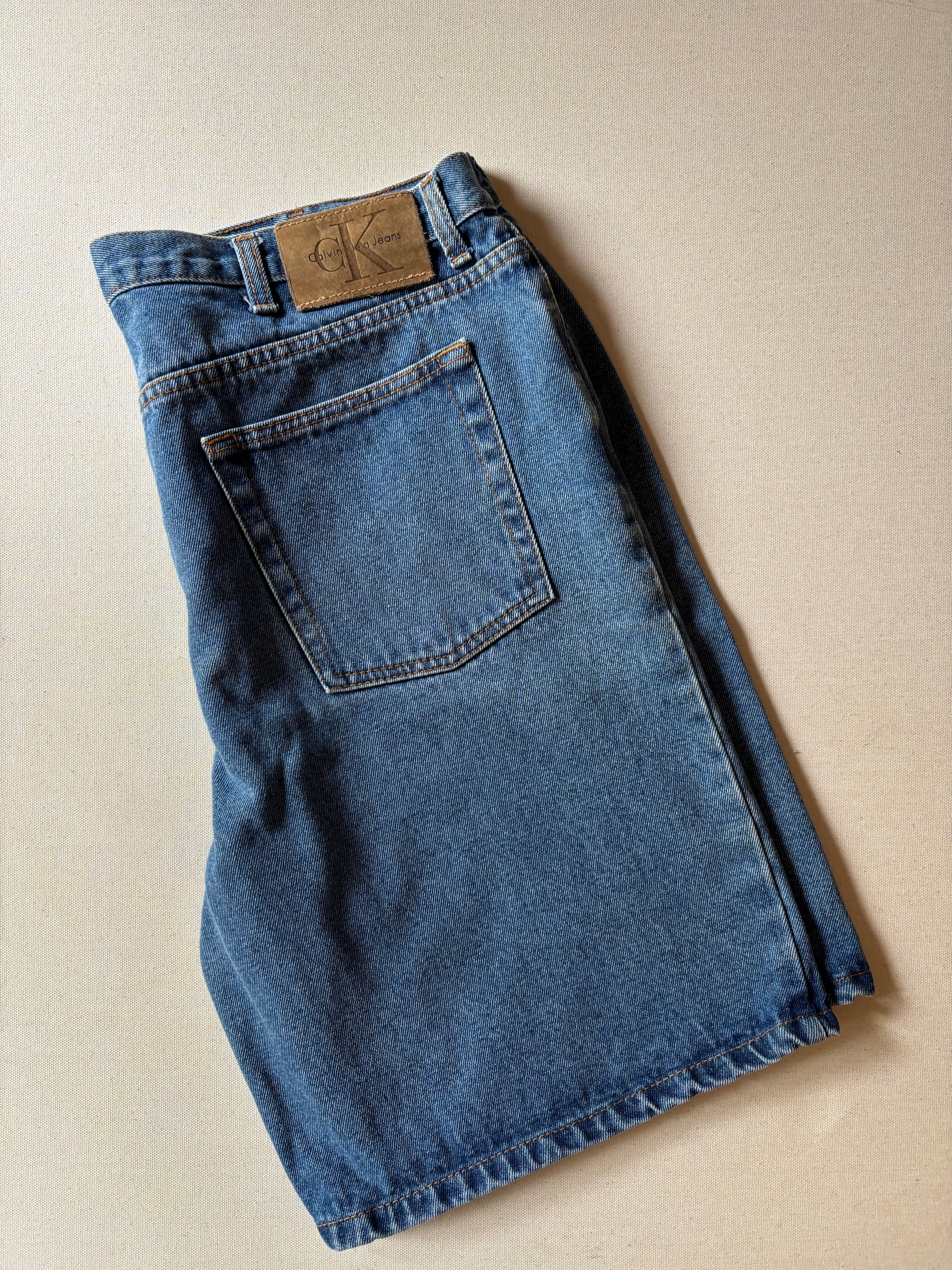 Y2K Calvin Klein Jean Shorts | size 38"