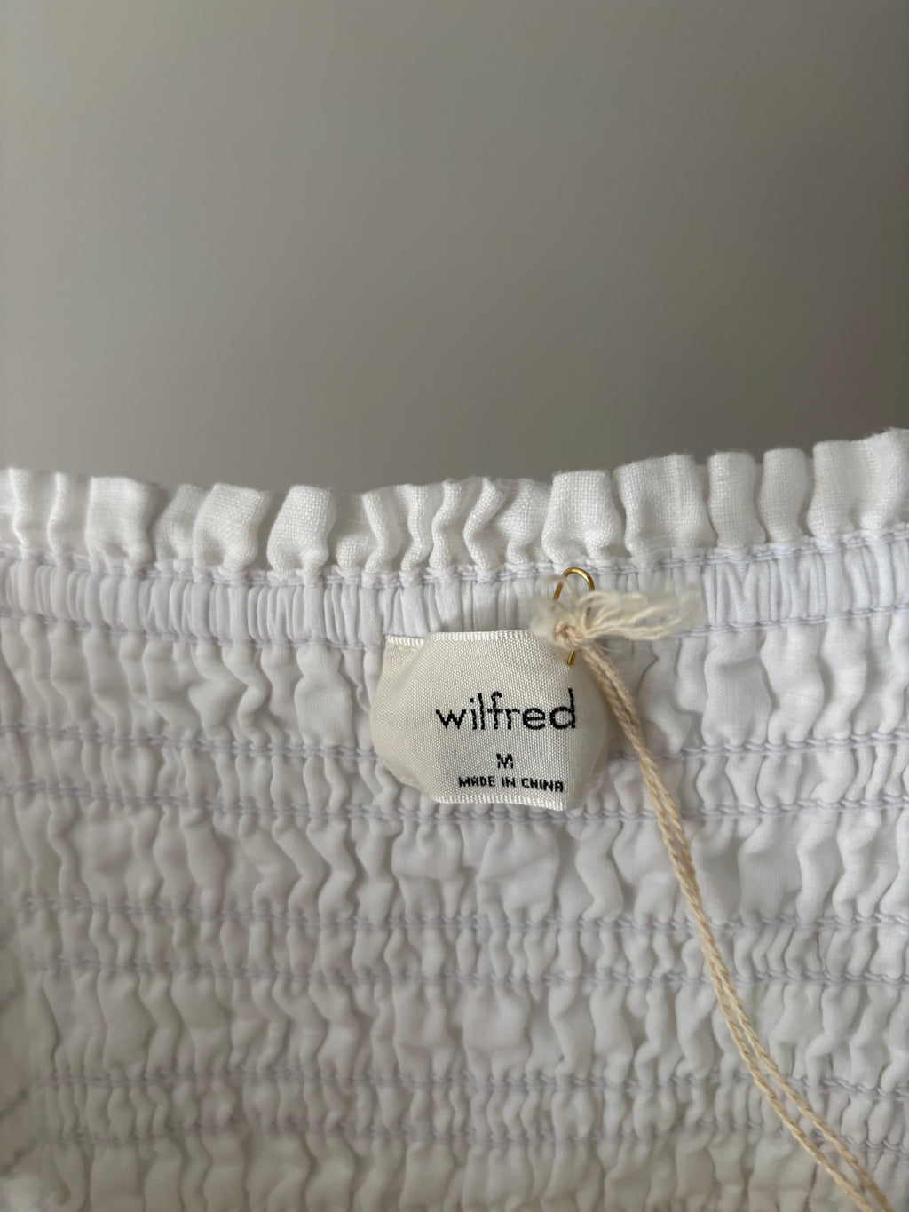 Wilfred White Linen Mini Dress (NWT)
