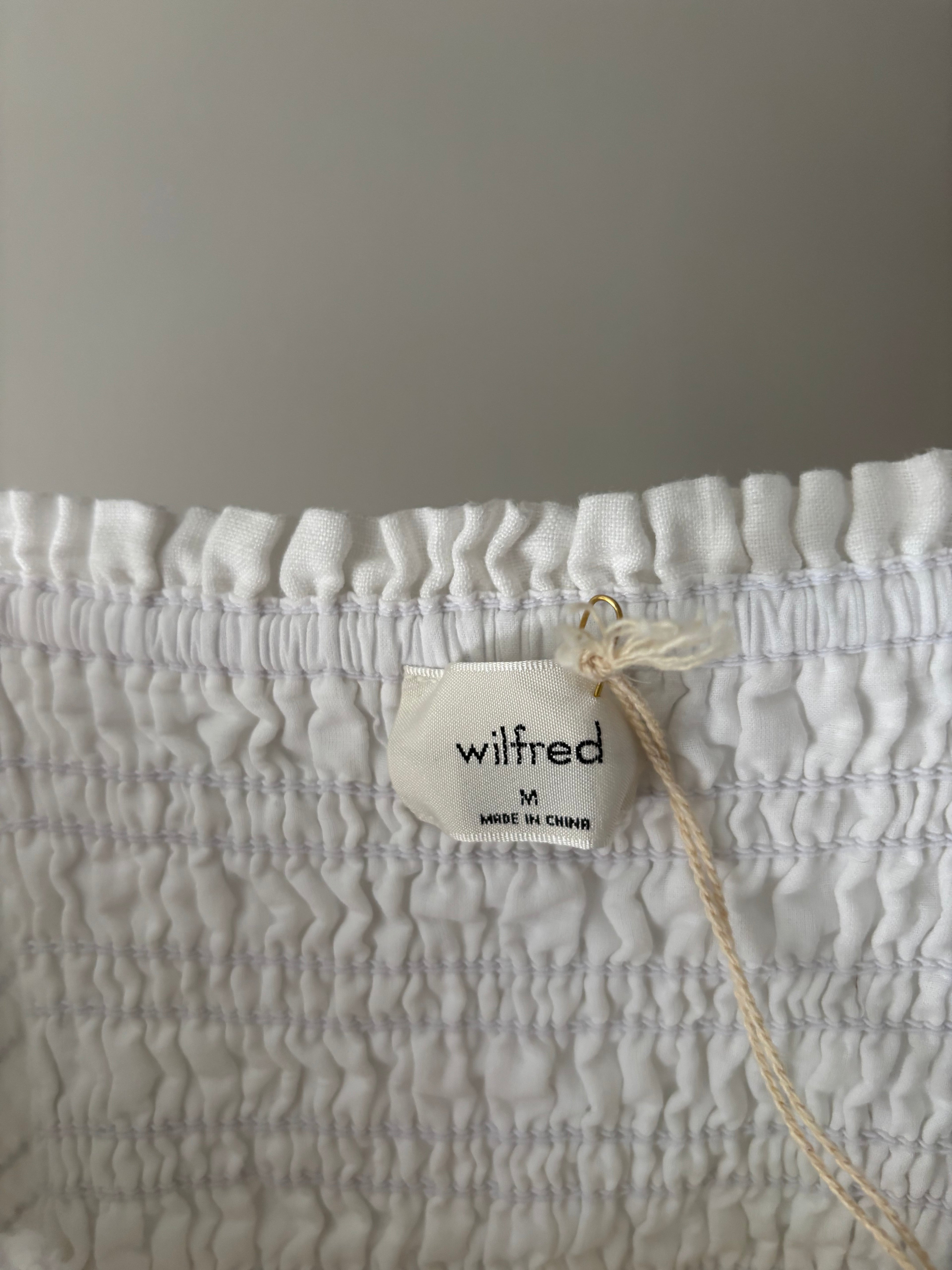 Wilfred White Linen Mini Dress (NWT)