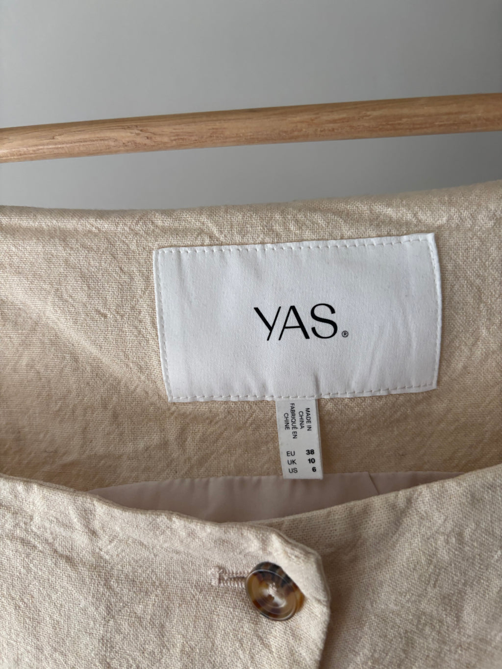 Cream Spaghetti Strap Vest Top