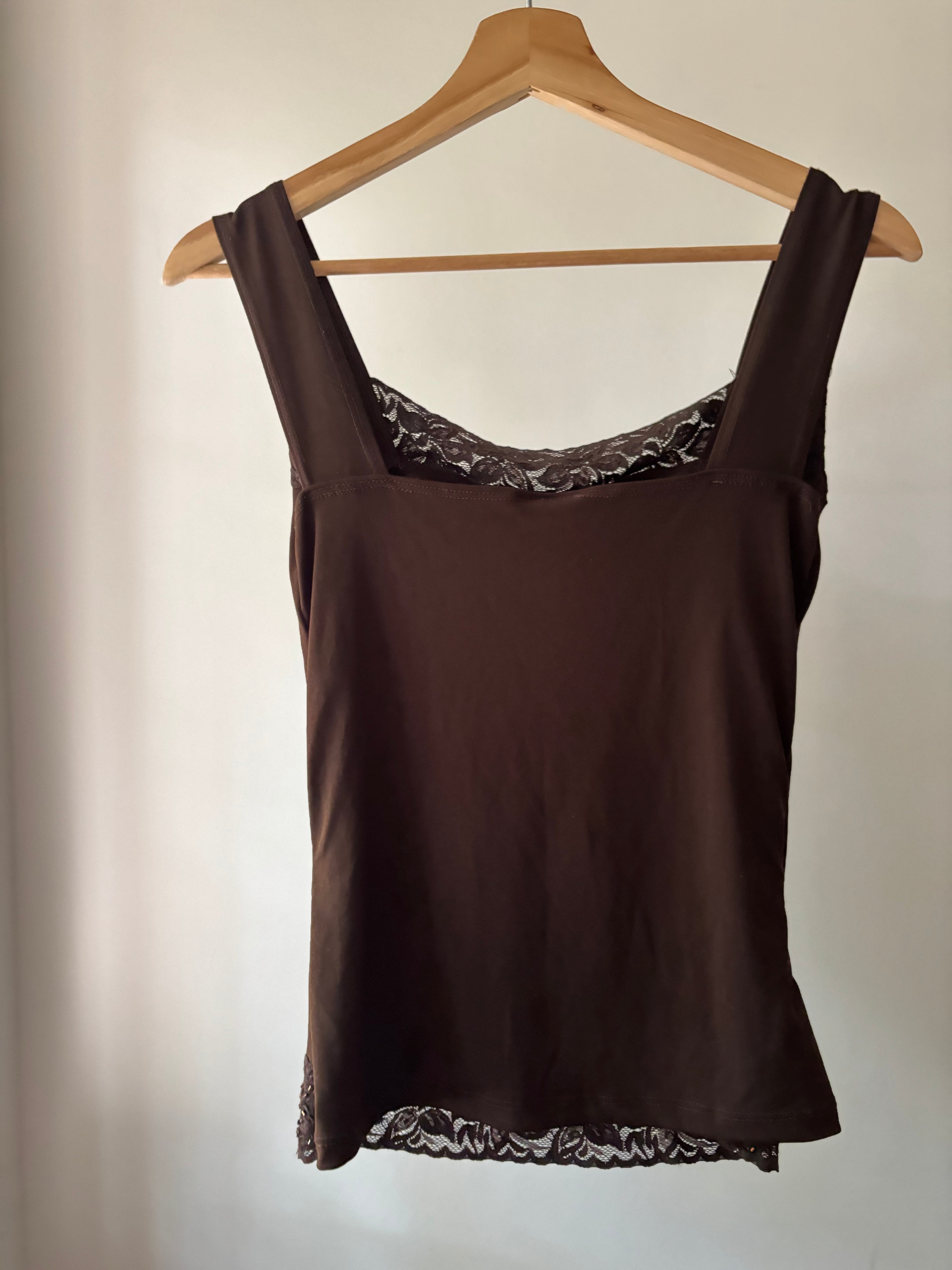 Y2K Brown Top with Sequins