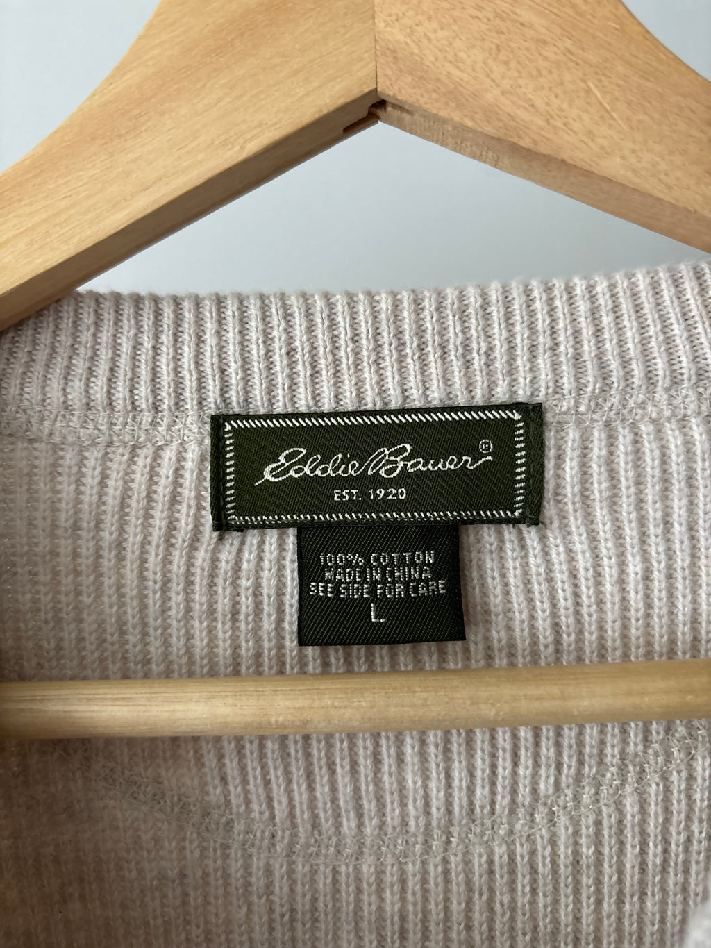 Y2K Soft & Thick Cotton Ribbed Oatmeal Sweater