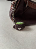 Felted Wool Matcha Latté Bag Charm