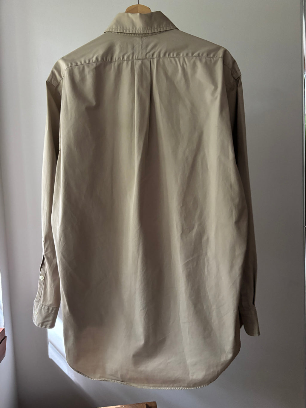 1990s Ralph Lauren Button Up Shirt with Navy Pony