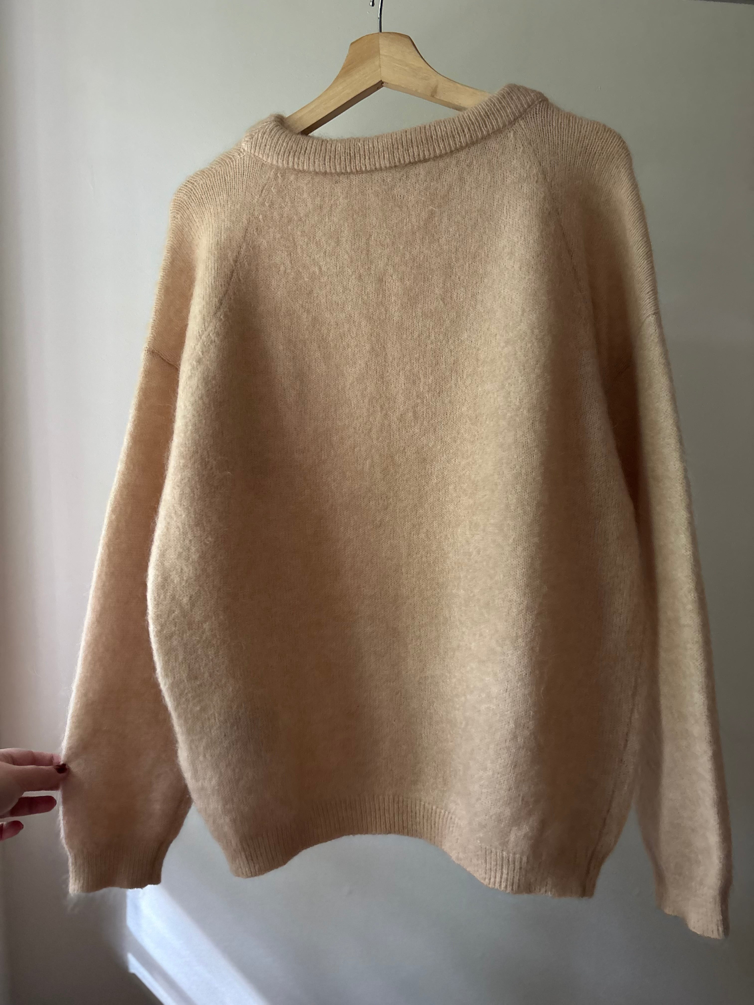 Acne Studios Beige 'Dramatic Mohair' Sweater