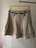 1990s Pleated Mini Skirt | Size 26"