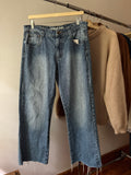 Y2K Baggy Low/Mid Rise Jeans | Size 34"
