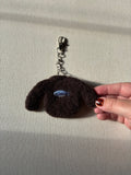 Hand Felted Wool Brown Fish Sweater Bag Charm