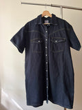 Short Sleeve Levi's Midi Denim Dress