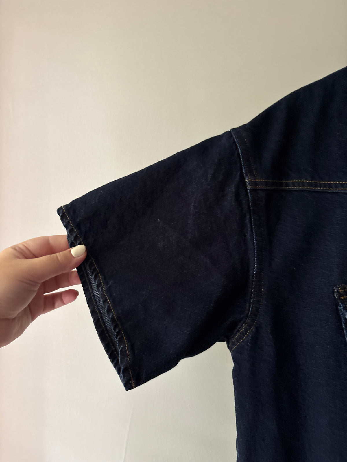Short Sleeve Levi's Midi Denim Dress