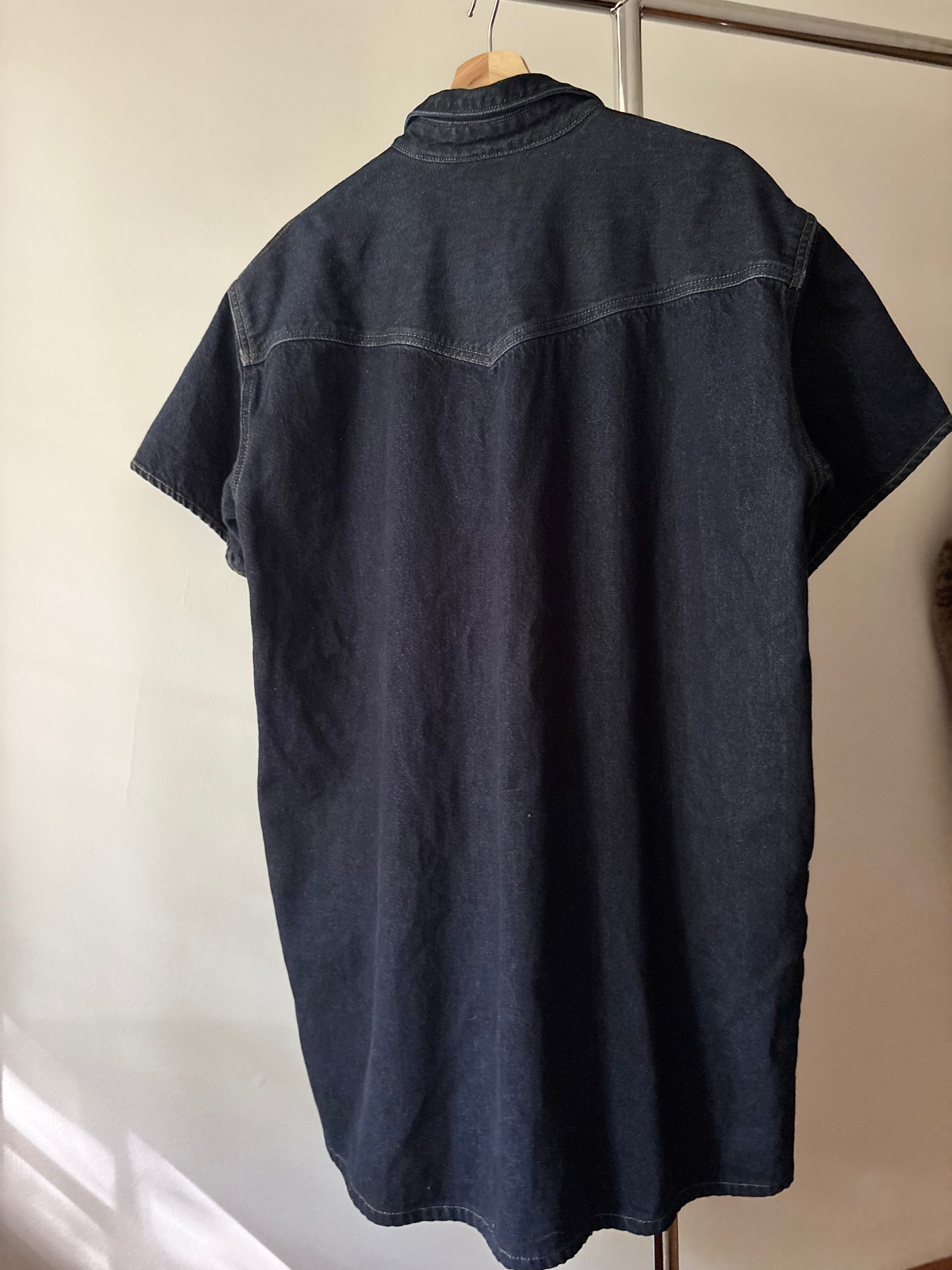 Short Sleeve Levi's Midi Denim Dress