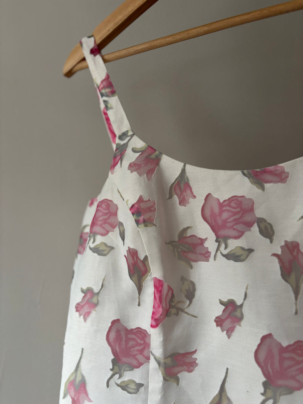 1990s Linen Floral Camisole