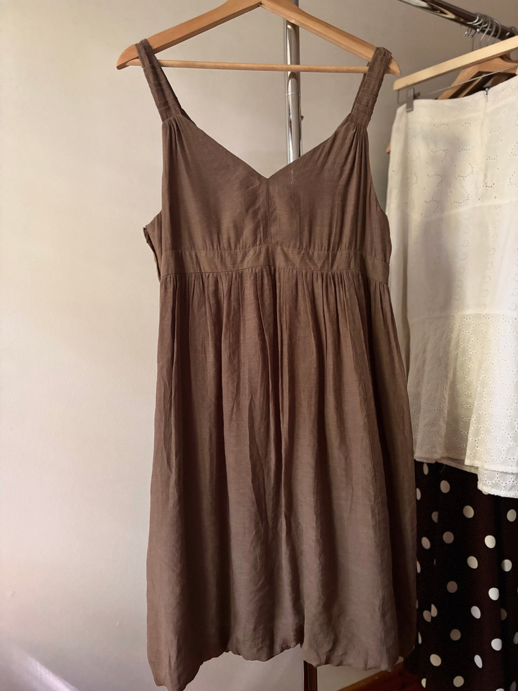 Y2K Bubble Hem Dress with Roses