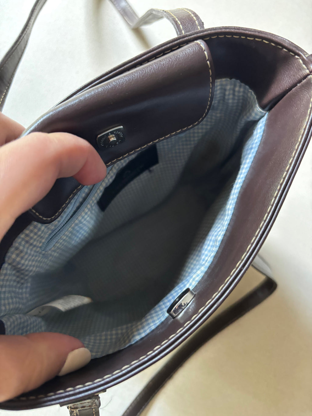 Y2K Brown Bucket Shoulder Bag