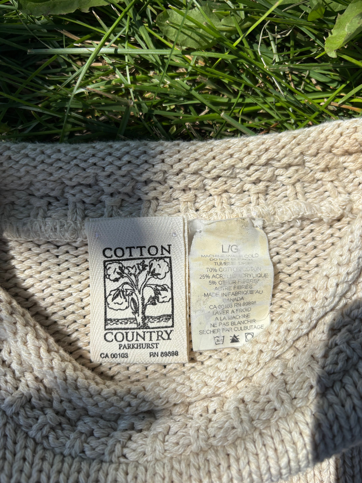 Vintage Rolled Neck Parkhurst Coffee Sweater
