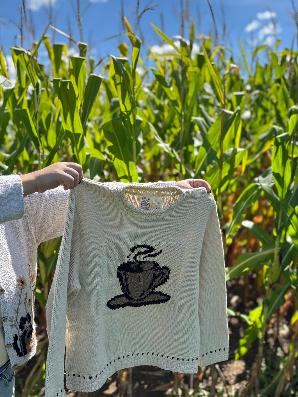 Vintage Rolled Neck Parkhurst Coffee Sweater