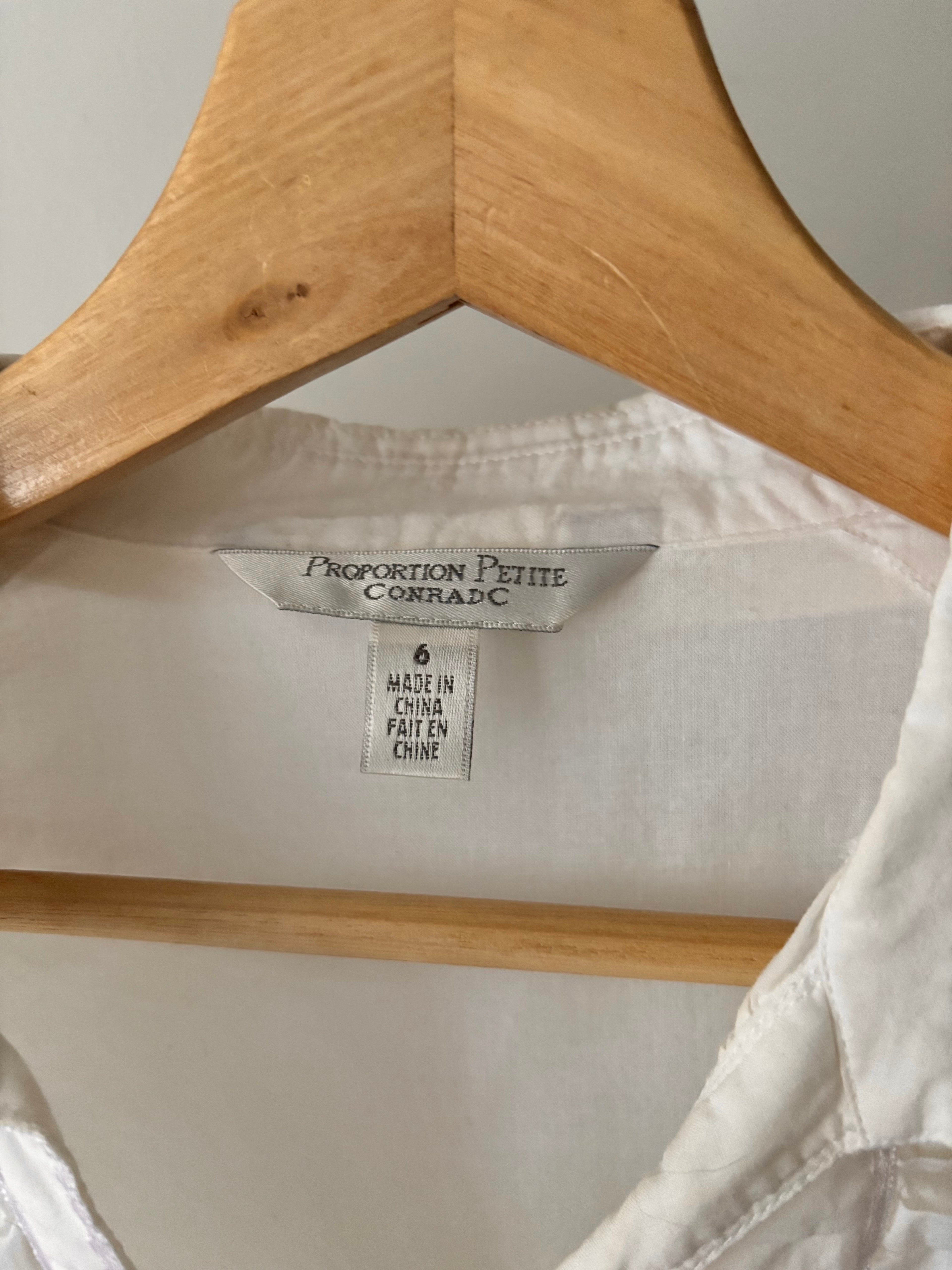 Y2K White Ruched Blouse with Cute Sleeves