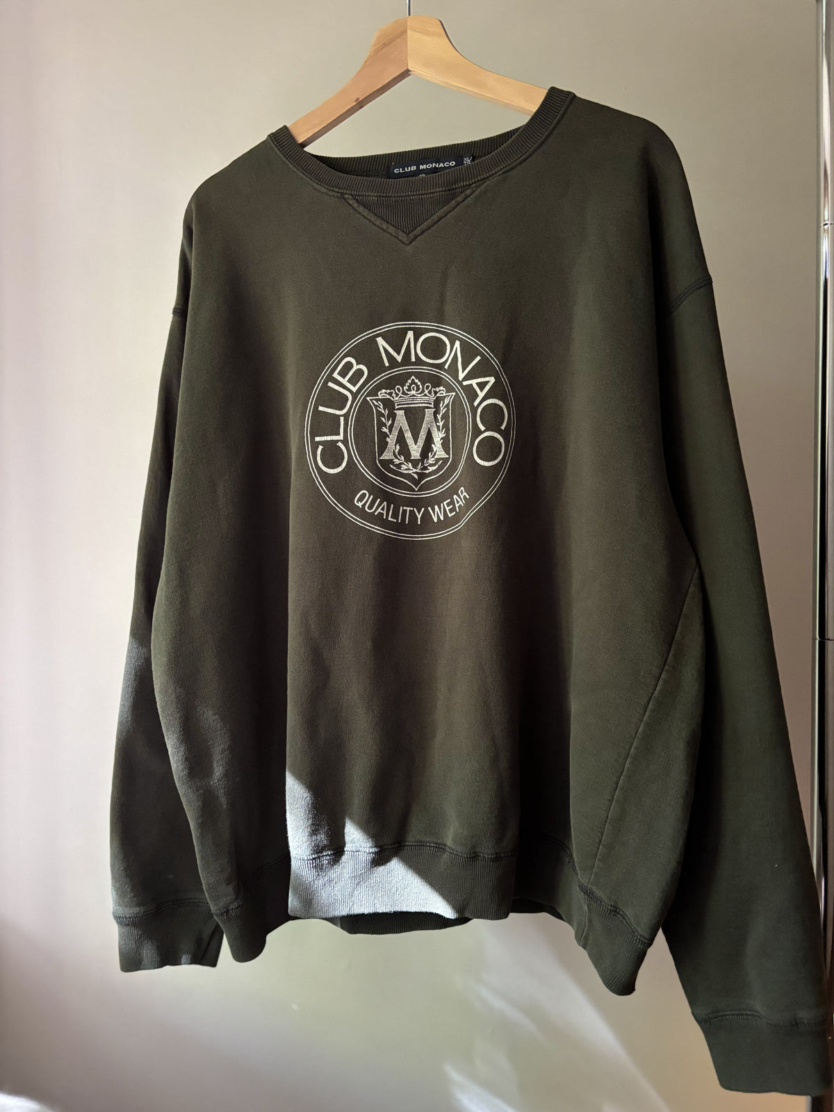 1990s Green Club Monaco Sweatshirt | Made in Canada